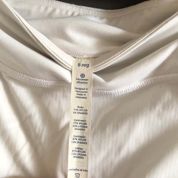 White lululemon skirt size 8 - Picture 3 of 5